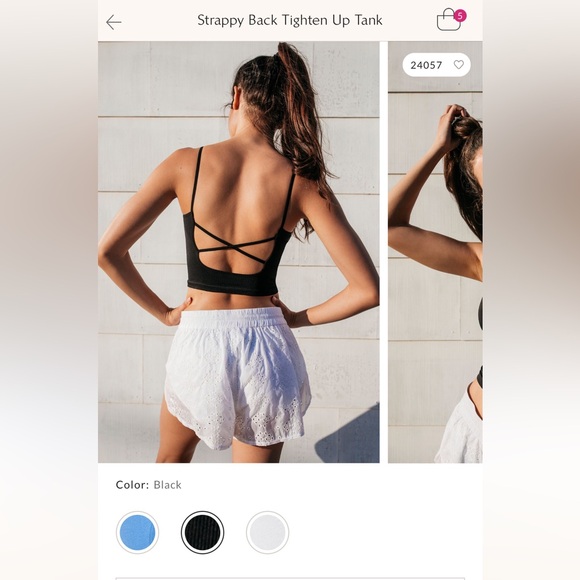 FP Movement by Free People - Tighten Up Tank in XS/S Gray - Picture 7 of 9